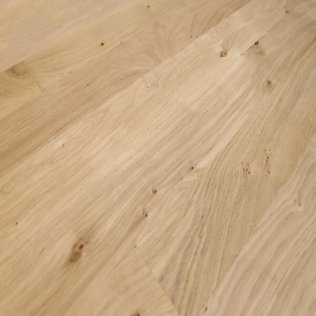 Parquet massif Chêne brut 15mm 70x250-1200mm Rustique bord droit Colis 1,008m²