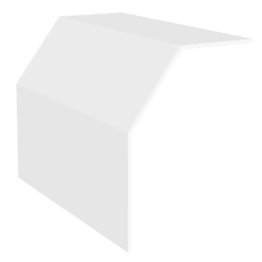 MILLET BAVETTE HA21 100X100X3 3M00 BLANC ARR/CRANT POUR HABILLAGE APPUI REF 12019