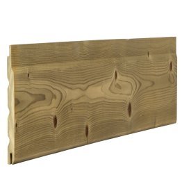 Clin bardage épicéa 20x132mm 5m10 traité classe 3 vert raboté
