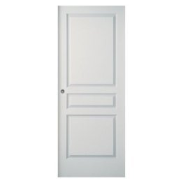 Porte Seviac alvéolaire prépeinte pour châssis coulissant 2040x830mm mortaise poignée cuvette/tire doigt rainure basse
