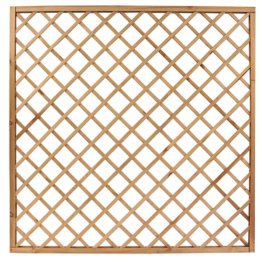 PANNEAU OSLO DROIT AVEC TREILLIS 180X180 CLAUSTRA AVEC TREILLIS PIN CLASSE 3