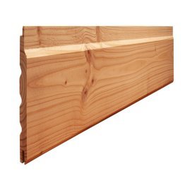 Clin bardage douglas 21x132mm 4m traité classe 3 naturel raboté
