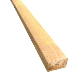 Lambourde pin du nord rouge raboté 45x70mm 3m90
