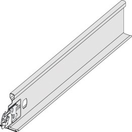 Entretoise clip on t24/32 blanc système quick-lock® 1m20