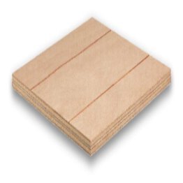 Contreplaqué okoumé extérieur rainuré u 250x122cm 15mm