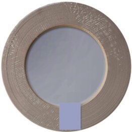 Bande de chant mélaminé Polyrey 23mm 25ml B069 / B117 Toutes finitions Blanc courchevel / Blanc artic encollé satiné Nordlinger réf. 121282