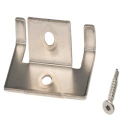 CLIPS DEBUT- FIN POUR LAME TERRASSE SACHET DE 10 CLIPS+VIS INOX SILVADEC REF SICLIP0601