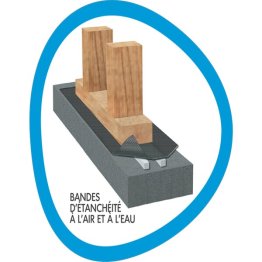 FONDALISSE PROTECT 0,365X24M BANDE D'ARASE BARRIERE ANTI-CAPILLARITE SALOLA REF BA365/24/300