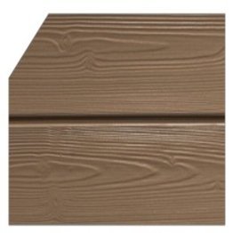 Clin bardage épicéa 20x135mm 4m20 traité classe 3 marron profil moutier
