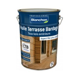 Huile terrasse et Bardage bois naturel 5 litres