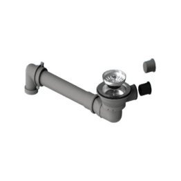 Bonde manuelle modèle compact avec logo Corian pour évier de cuisine