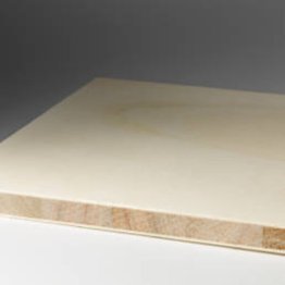 Panneau latté 3 plis Peuplier 28mm 2600x1870mm