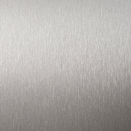 Stratifié Polyrey HPL ignifuge M1 A905 MBO 0,8mm 3050x1220mm Alu brossé filmé usage vertical Pur metal