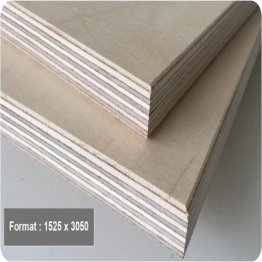 Contreplaqué tout bouleau extérieur choix s/bb 305x152cm 24mm