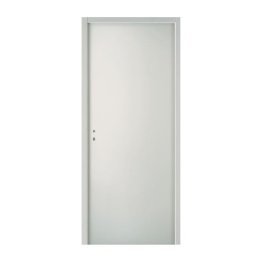Bloc-porte prépeint feu EI30 2040x830mm huisserie PERF+ 117x54mm serrure sureté 1 point axe 50 poussant droit