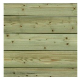 Clin bardage épicéa 20x135mm 3m90 traité classe 3 vert raboté profil élégie