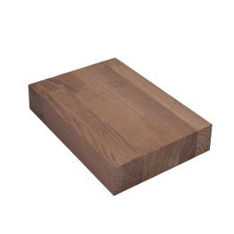 Plan de travail Acacia lamellé-collé A/B abouté 32mm 4200x650mm chants arrondis