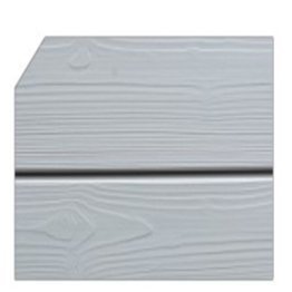Clin bardage épicéa finncolor® 20x125mm 4m17 gris traité classe 3 profil linéo