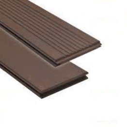 Lame de terrasse bambou xtrem traité thermiquement à saturer face lisse et rainurée 20x137mm 1m85