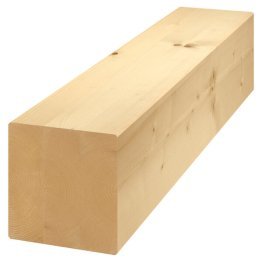 Poutre contrecollé sapin/épicéa raboté trio 180x180mm 6m50 non traité