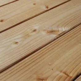 Lame de terrasse Douglas 26x145mm 4m profil Solaris coins arrondis lisse